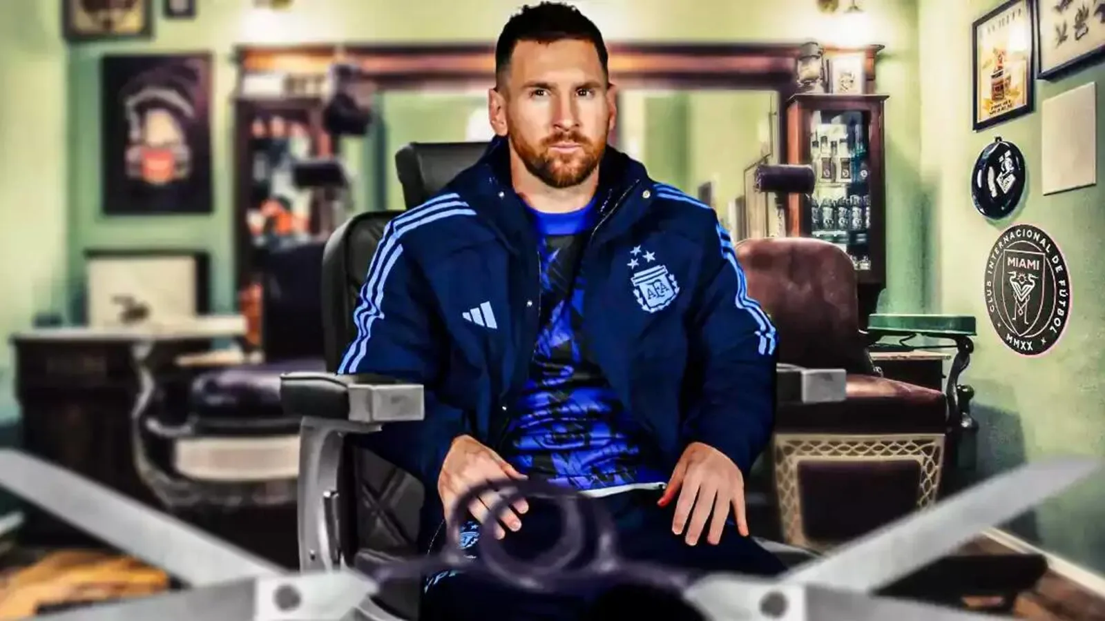 Inter Miami’s Lionel Messi creates bizarre scene in a Miami barber’s shop