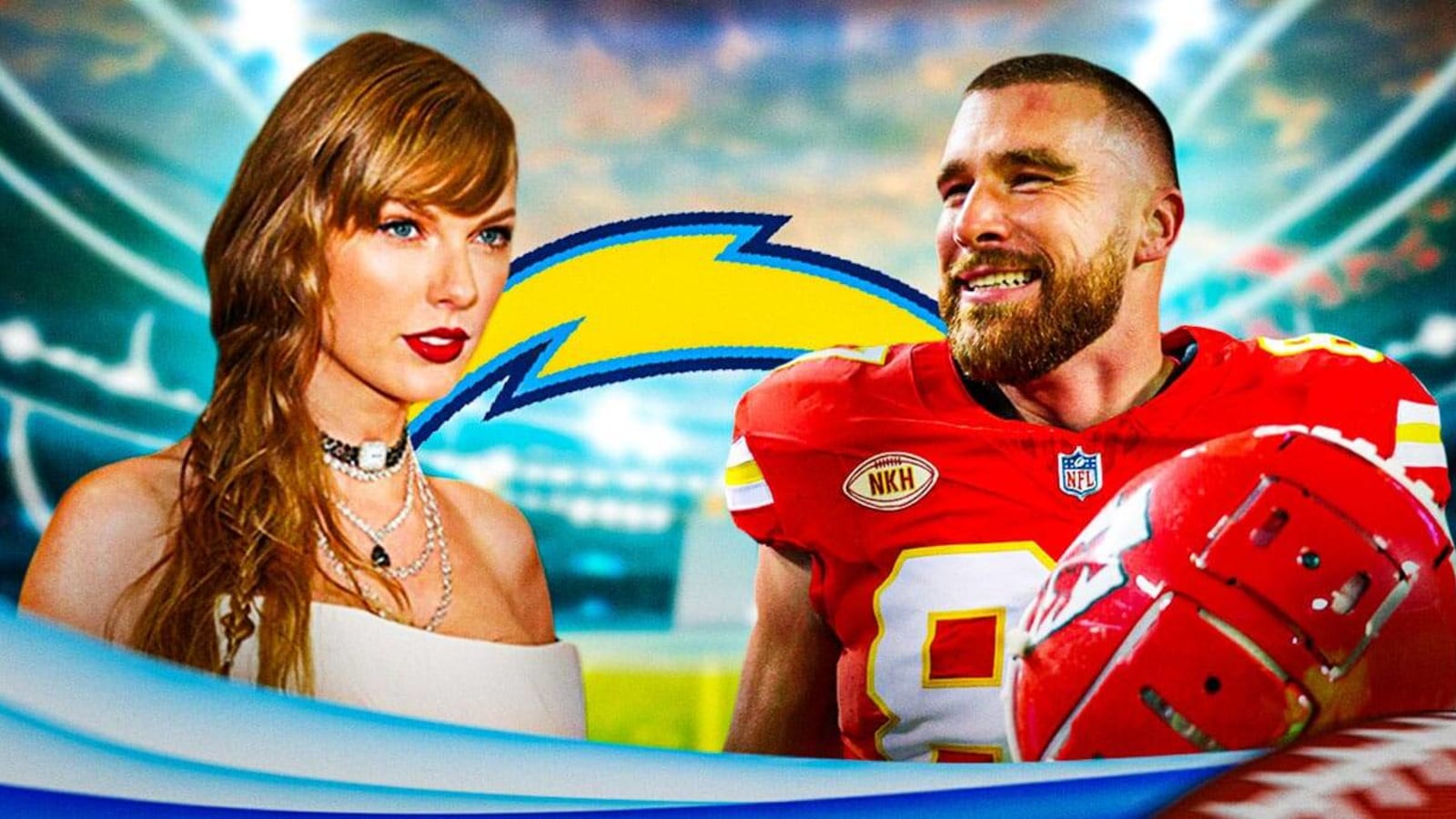 Chargers 2024 schedule release hilariously rips Travis Kelce, Taylor Swift for private jet use