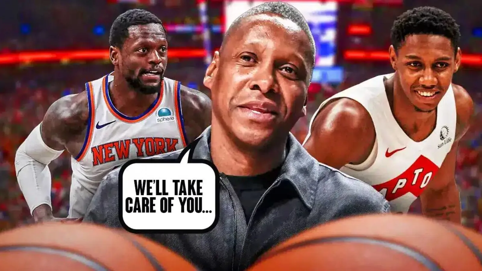 Raptors GM Masai Ujiri hypes up RJ Barrett’s potential, throws shade at Knicks