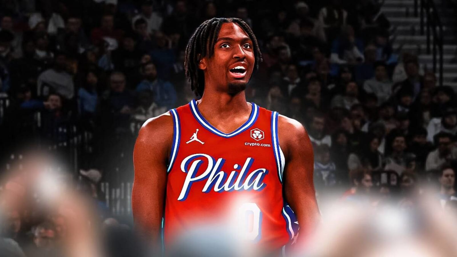 76ers guard Tyrese Maxey’s immediate reaction to winning Most Improved Player award