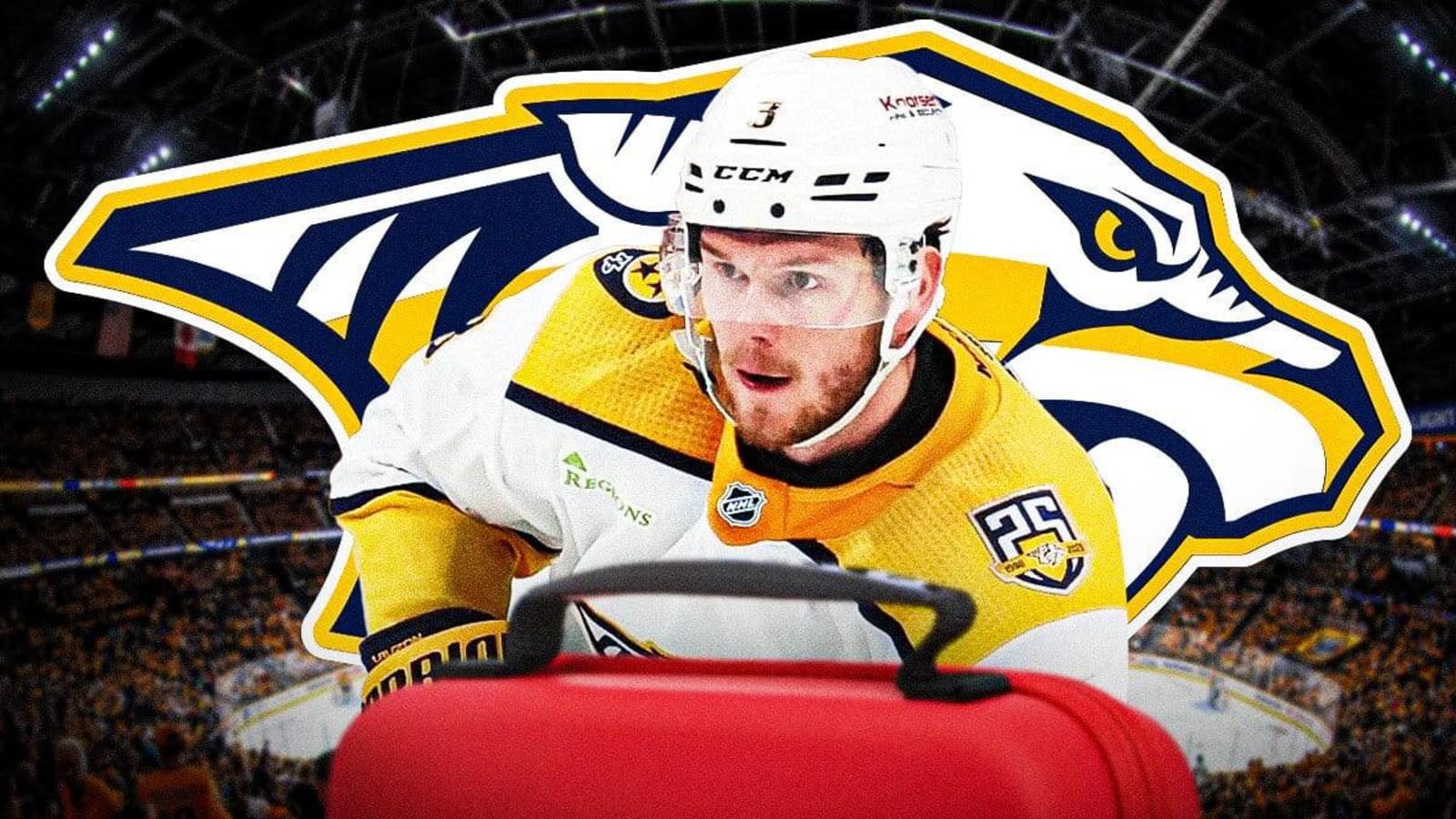 Predators lose NHL hits leader after week-to-week diagnosis