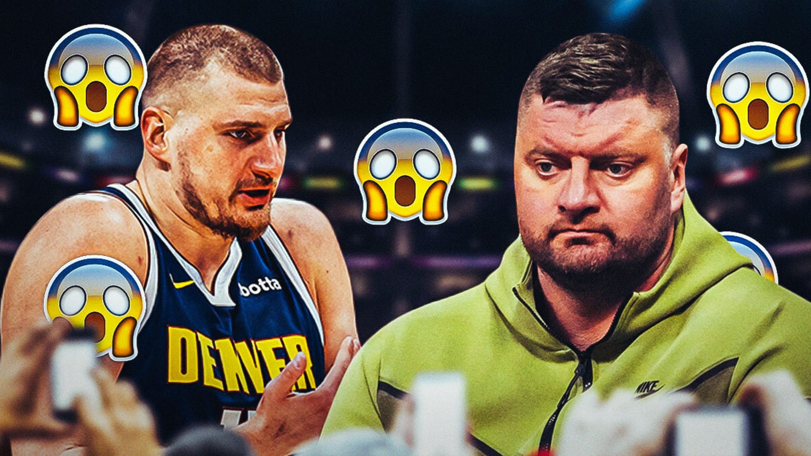 Fans can’t believe size of Nikola Jokic’s brother during NBA All Star