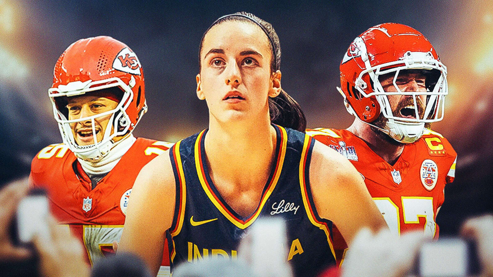 Caitlin Clark shuts down Chiefs bandwagon allegations