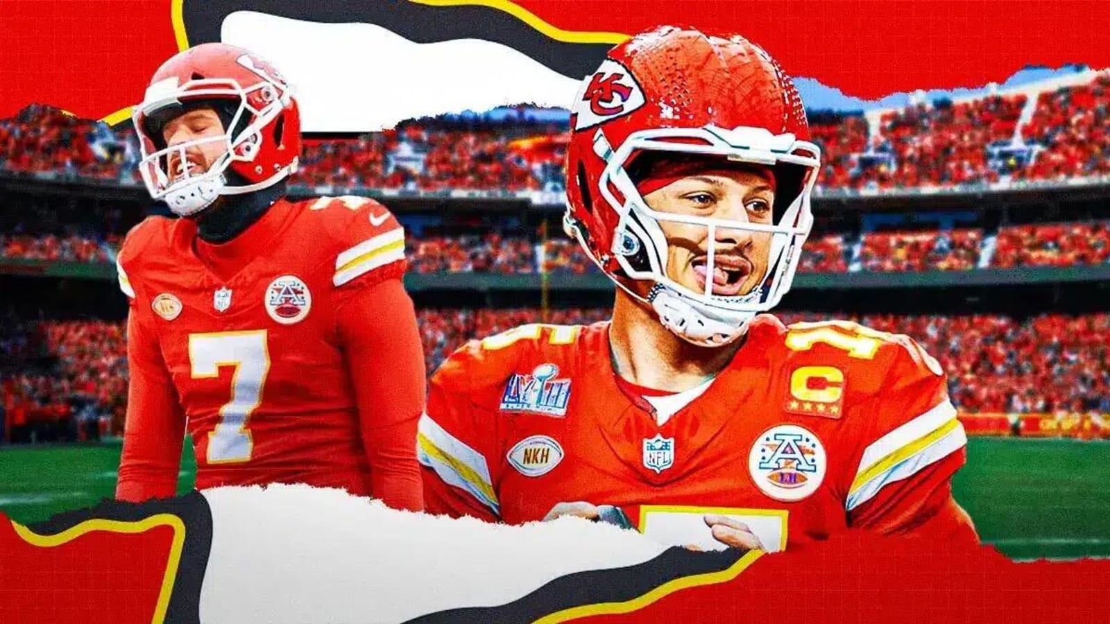 Chiefs’ Patrick Mahomes hilariously reveals he doesn’t talk to Harrison Butker at all during the season