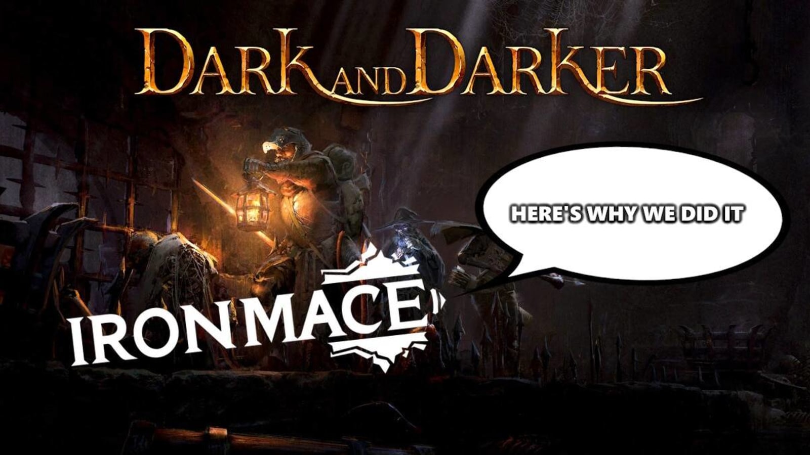 IRONMACE Responds To Dark And Darker Launch Controversy