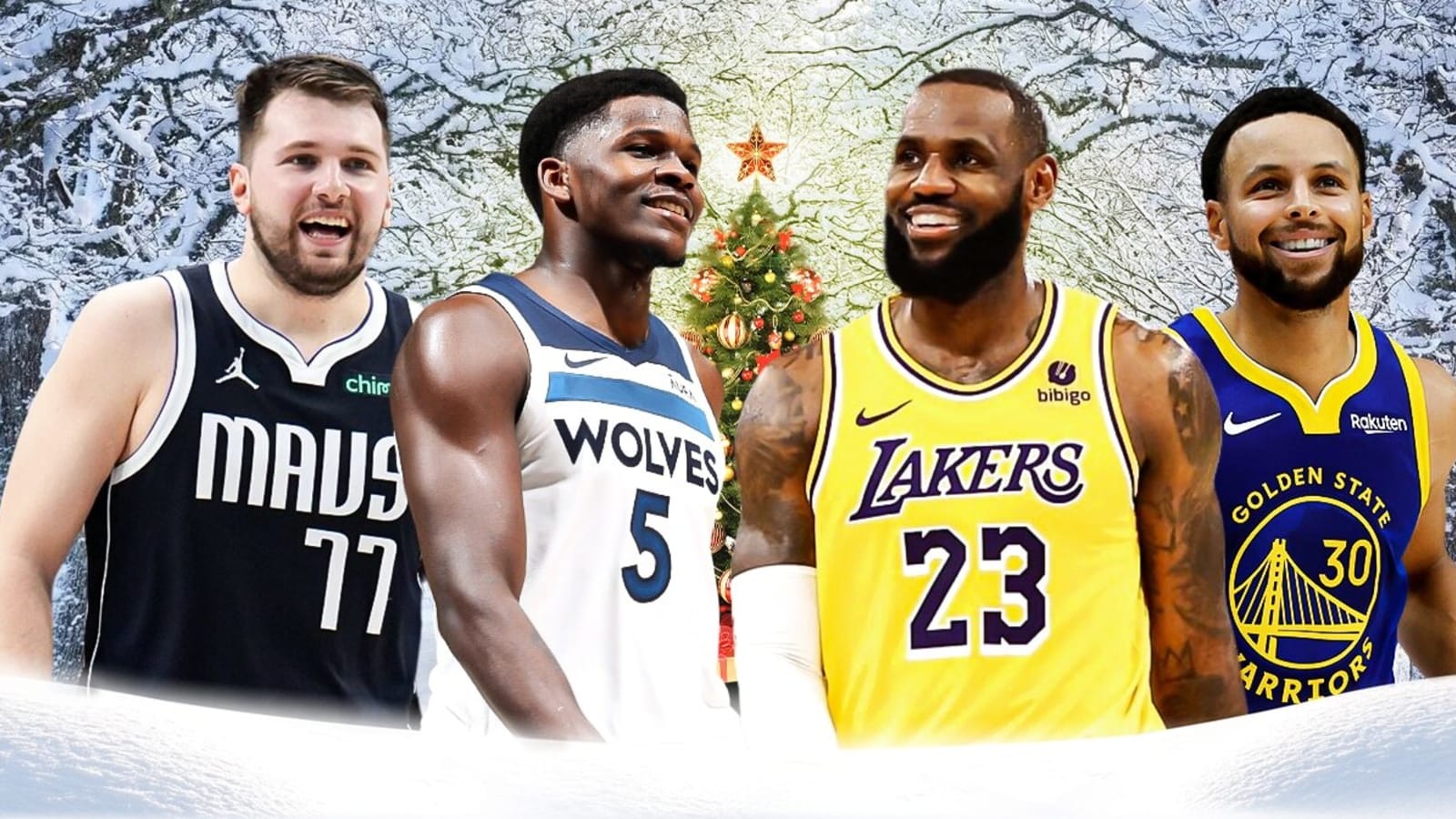 TimberwolvesMavericks, LakersWarriors highlight NBA’s Christmas Day