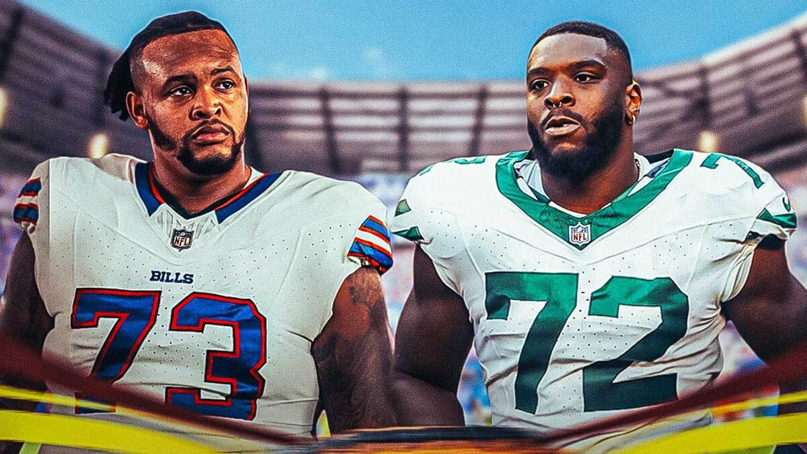 Bills’ Dion Dawkins puts Jets’ Micheal Clemons on blast