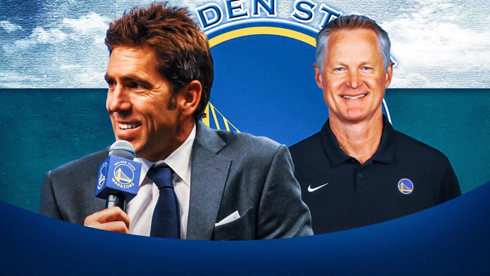 Steve Kerr, Bob Myers hilariously trade barbs amid Warriors’ strong preseason