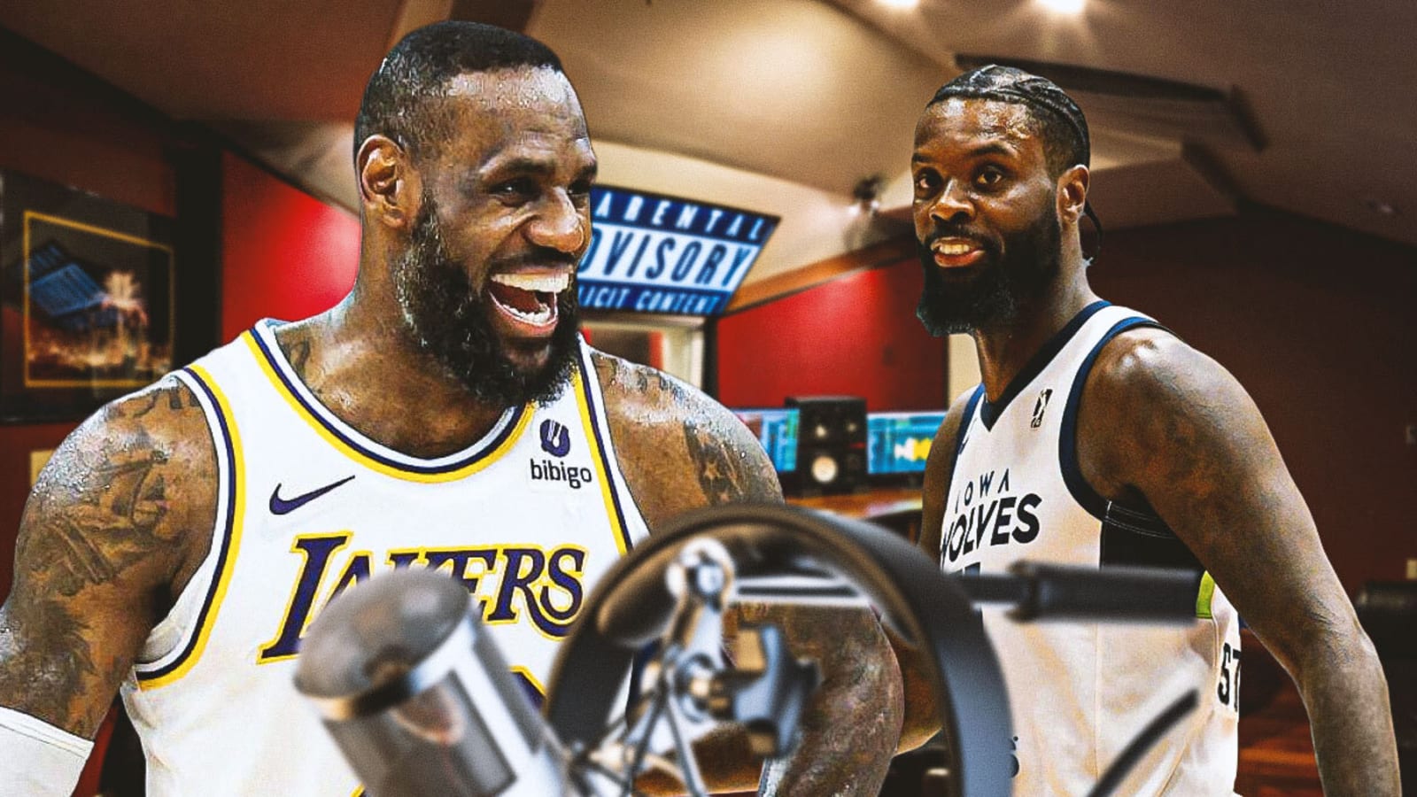 Lakers’ LeBron James reacts to Lance Stephenson’s rap video