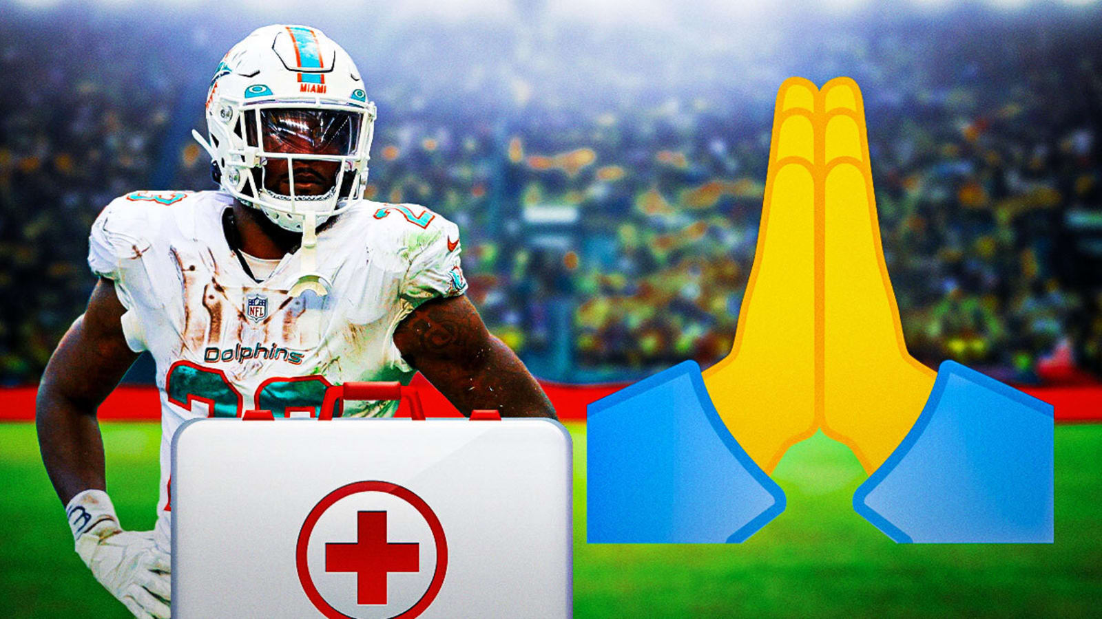 Dolphins’ Jeff Wilson avoids significant injury after initial concern