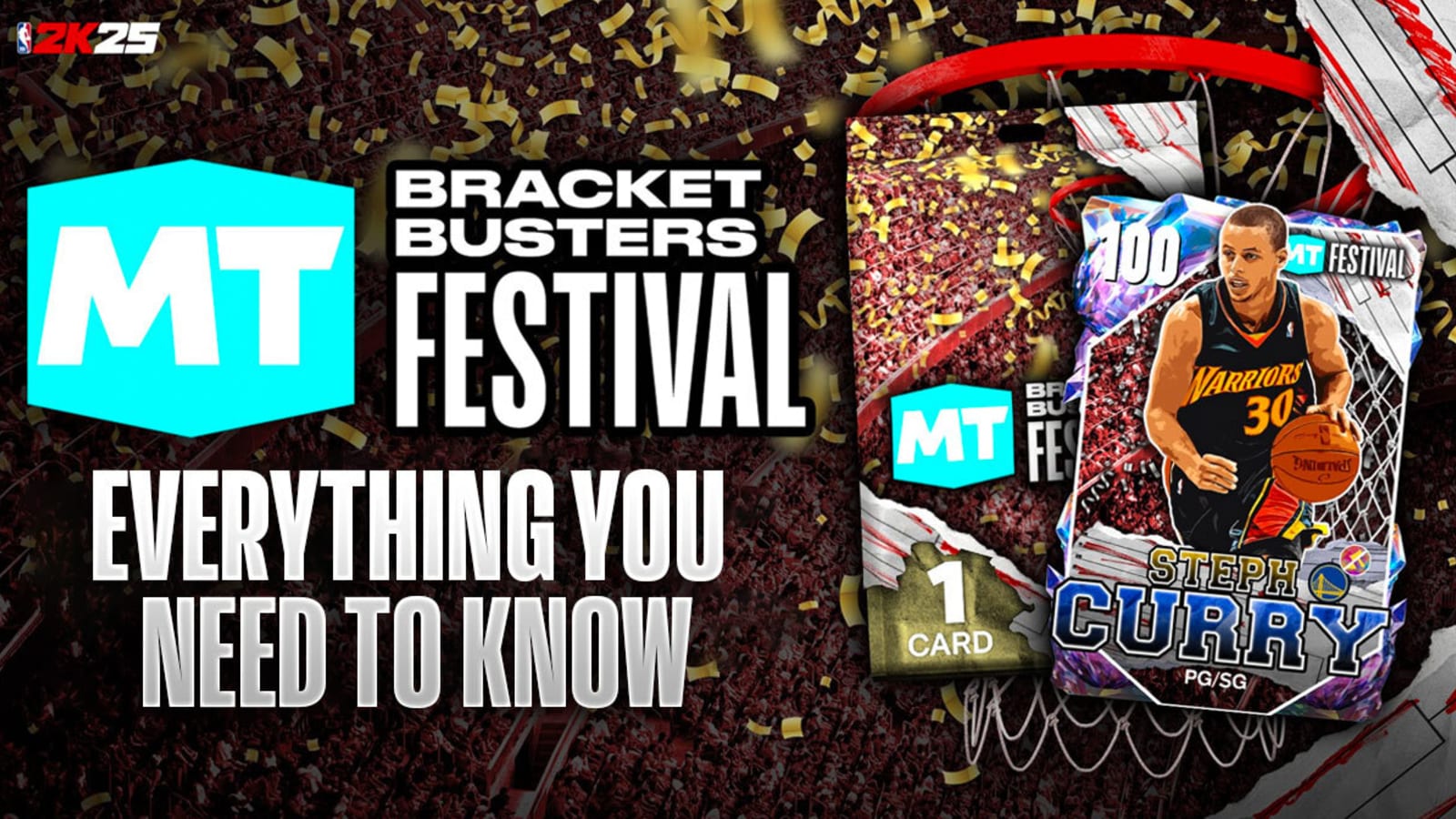 NBA 2K25 MyTEAM Bracket Busters Offers 100 OVR Steph Curry