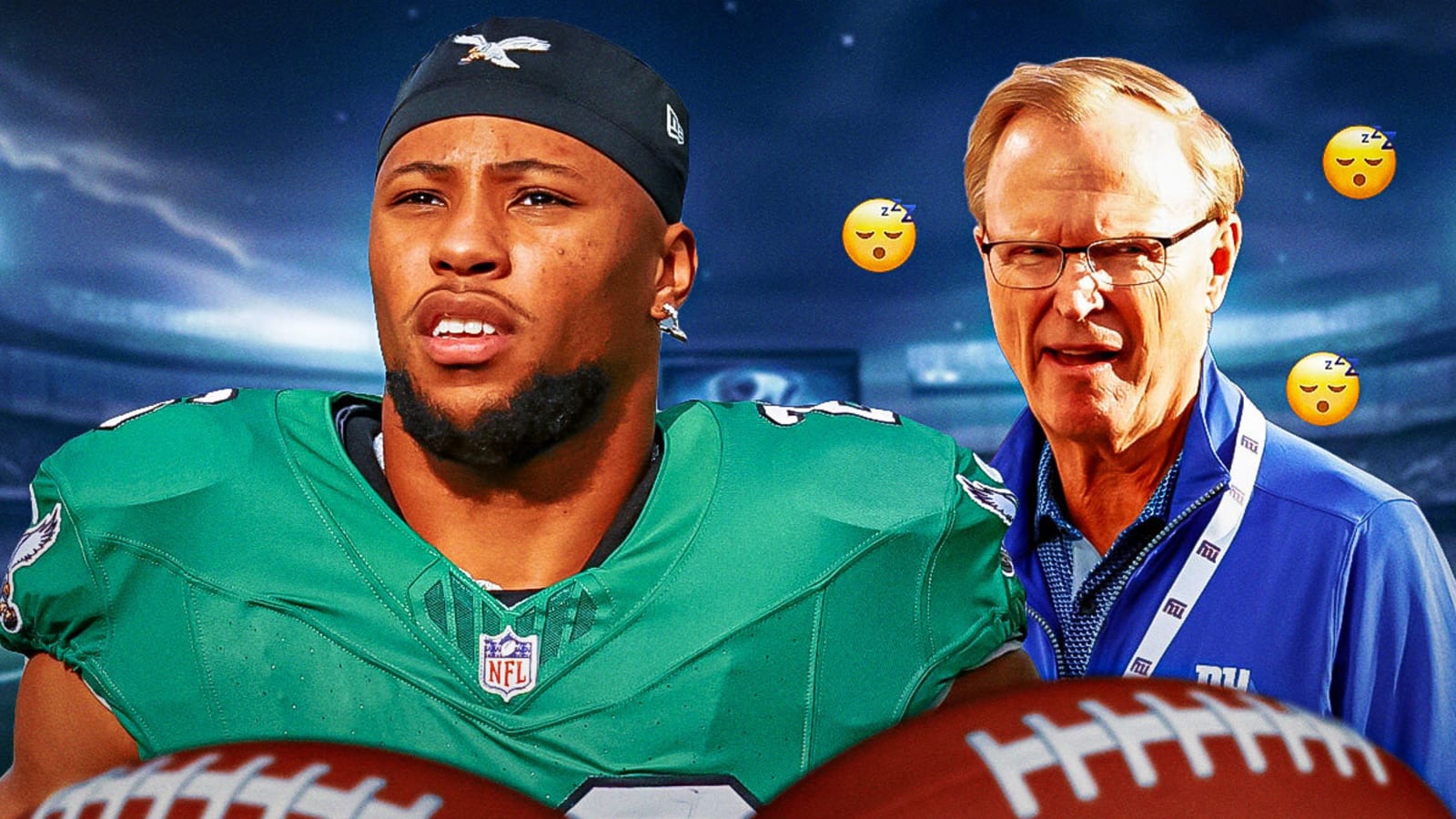 Eagles’ Saquon Barkley trolls Giants’ John Mara in new commercial