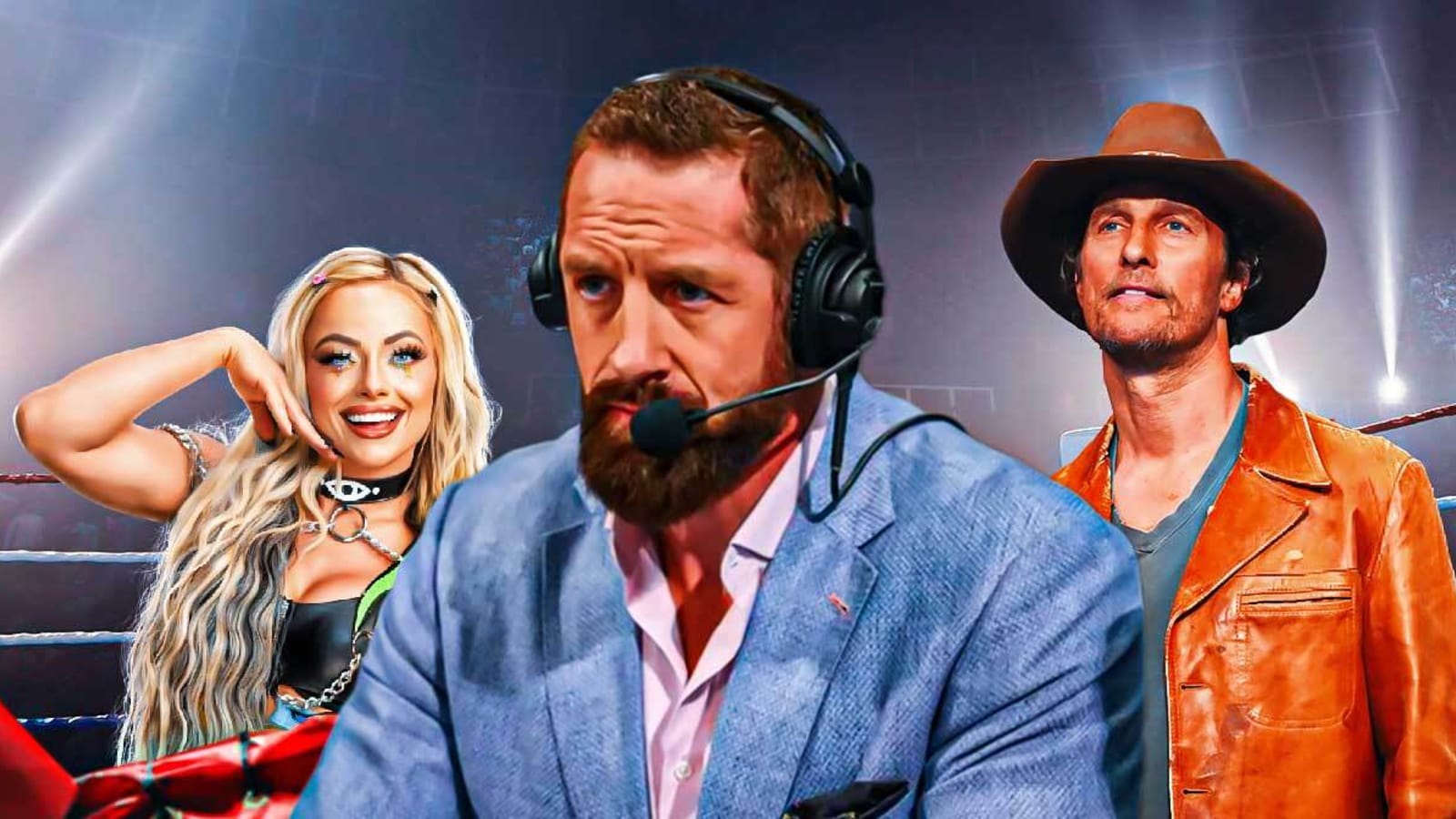 WWE announcer photobombs Liv Morgan’s Matthew McConaughey picture