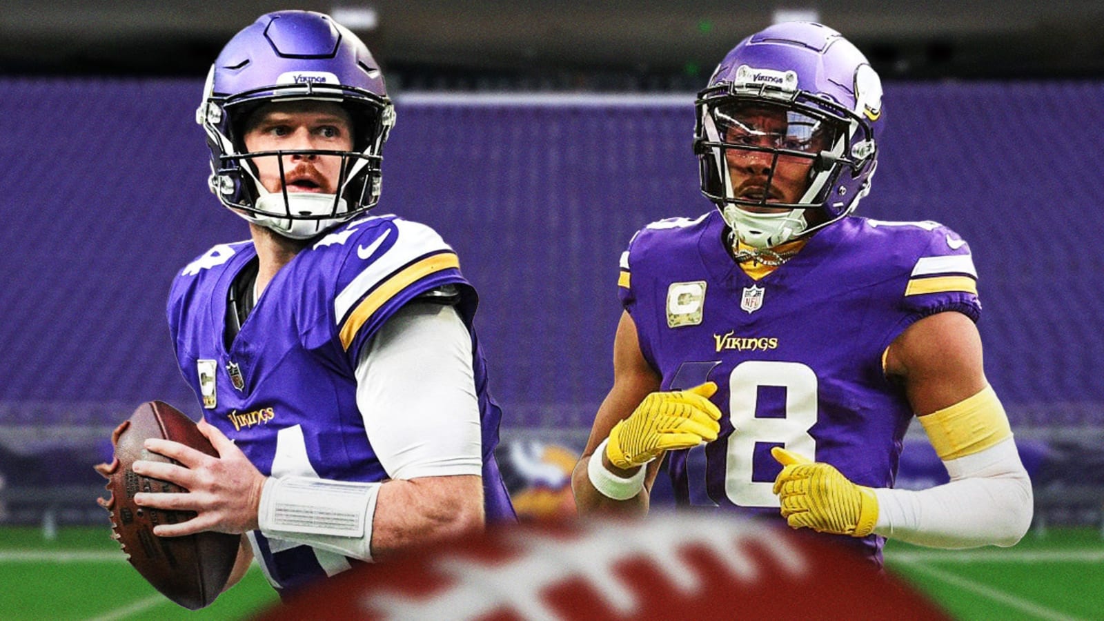 Vikings’ Sam Darnold addresses Justin Jefferson’s recent touchdown drought