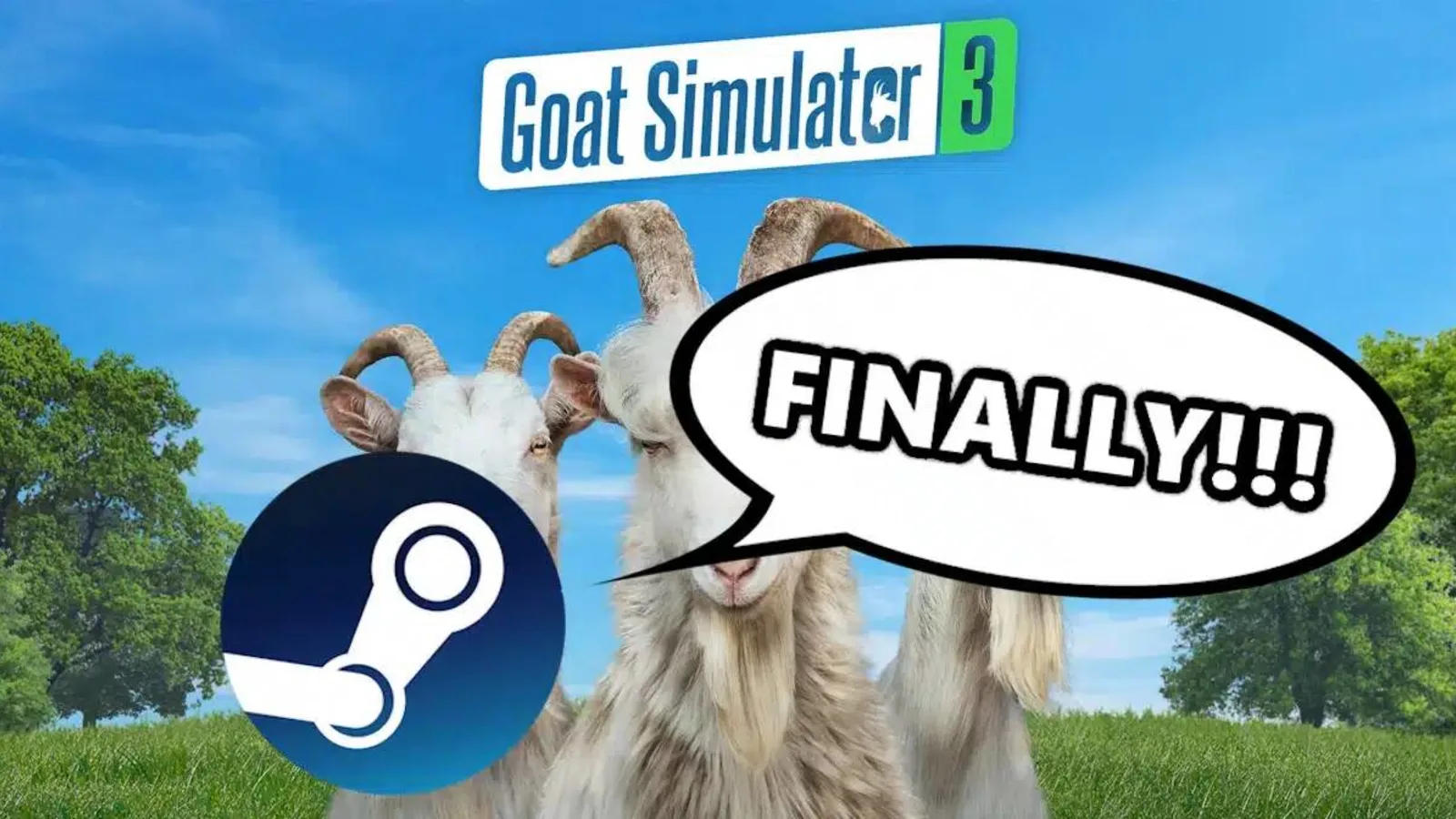 Goat Simulator 3 Is FINALLY On Steam