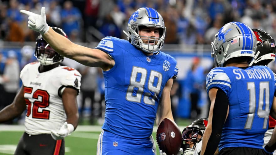 Brock Wright and the 49ers put the Lions in a very rare position