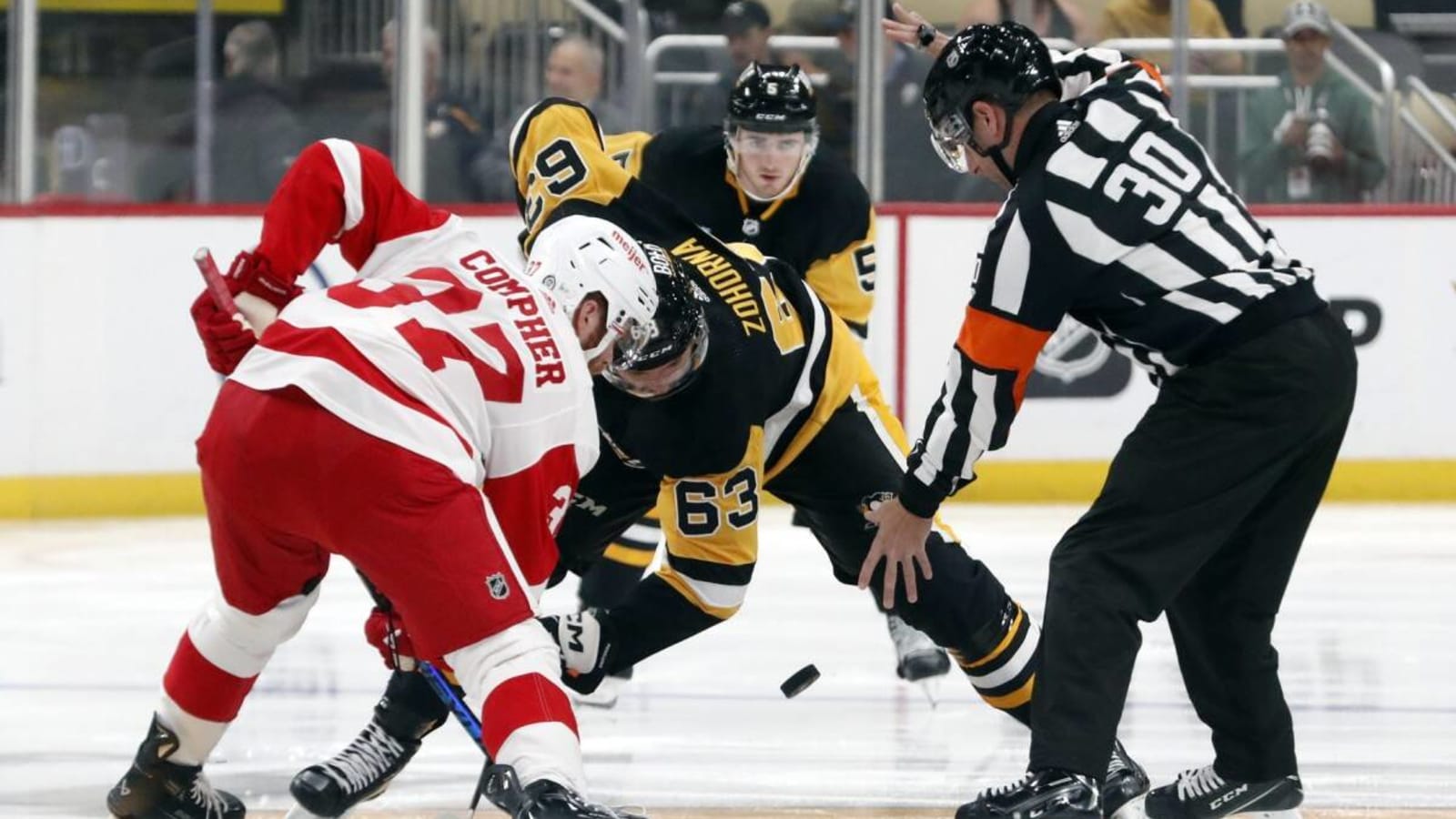 Red Wings Get Better of Penguins in Penultimate Preseason Match