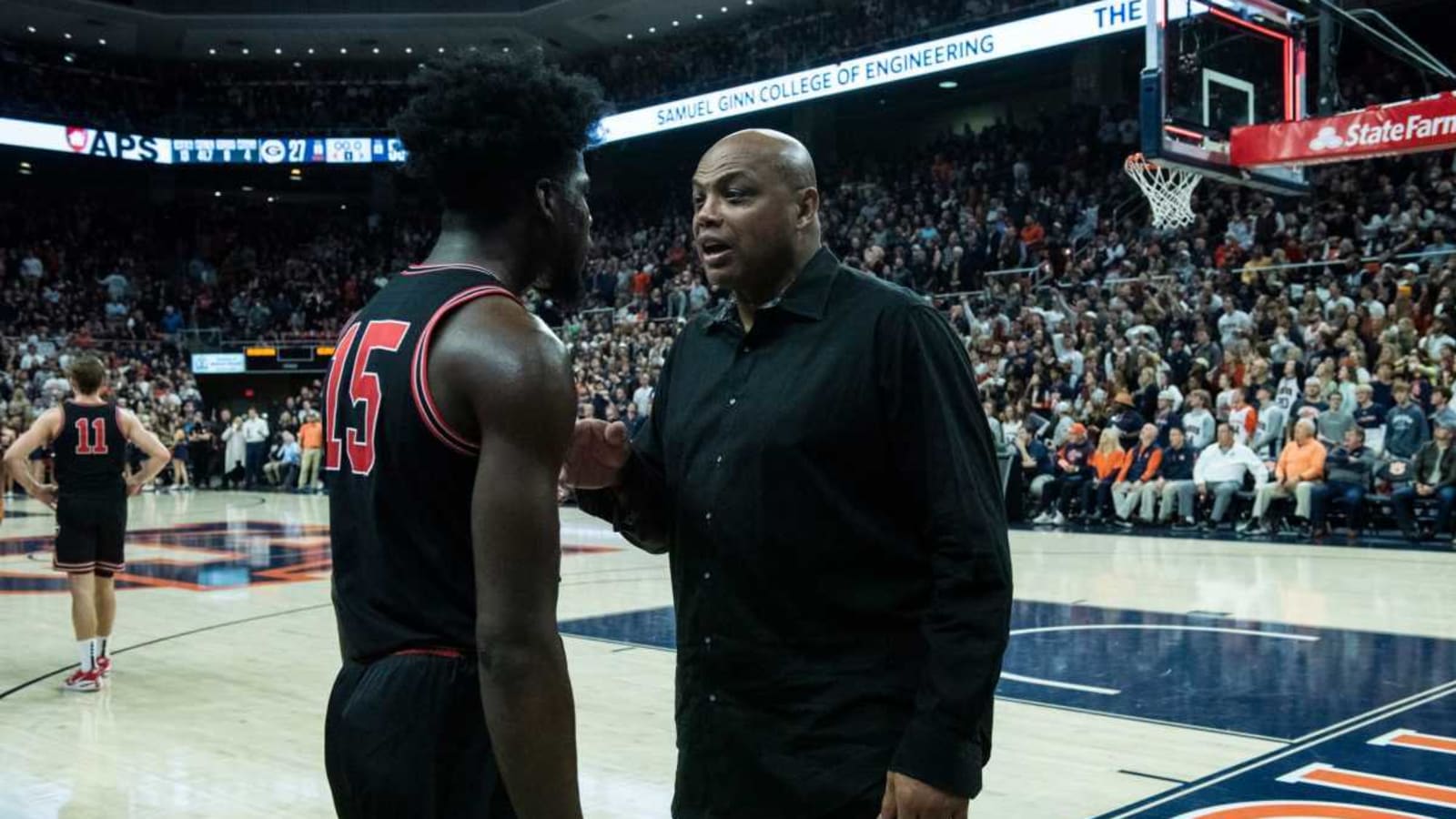 Charles Barkley lets everyone know how he feels after his Auburn Tigers beat Alabama State in the NCAA Tournament
