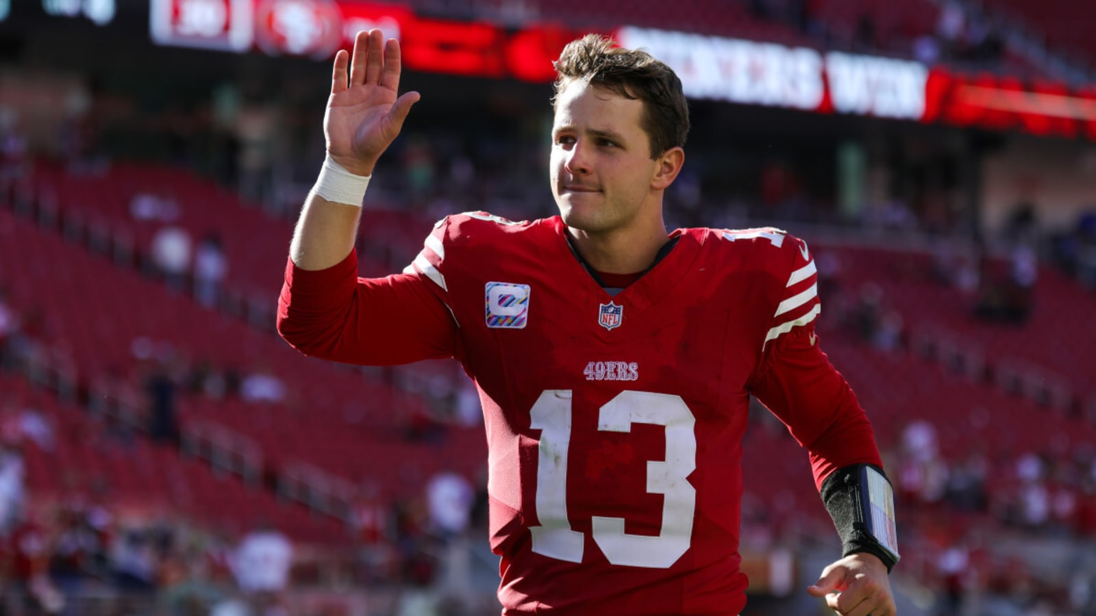 Brock Purdy&#39;s mom and family have heartwarming response after 49ers star&#39;s mid-game greeting