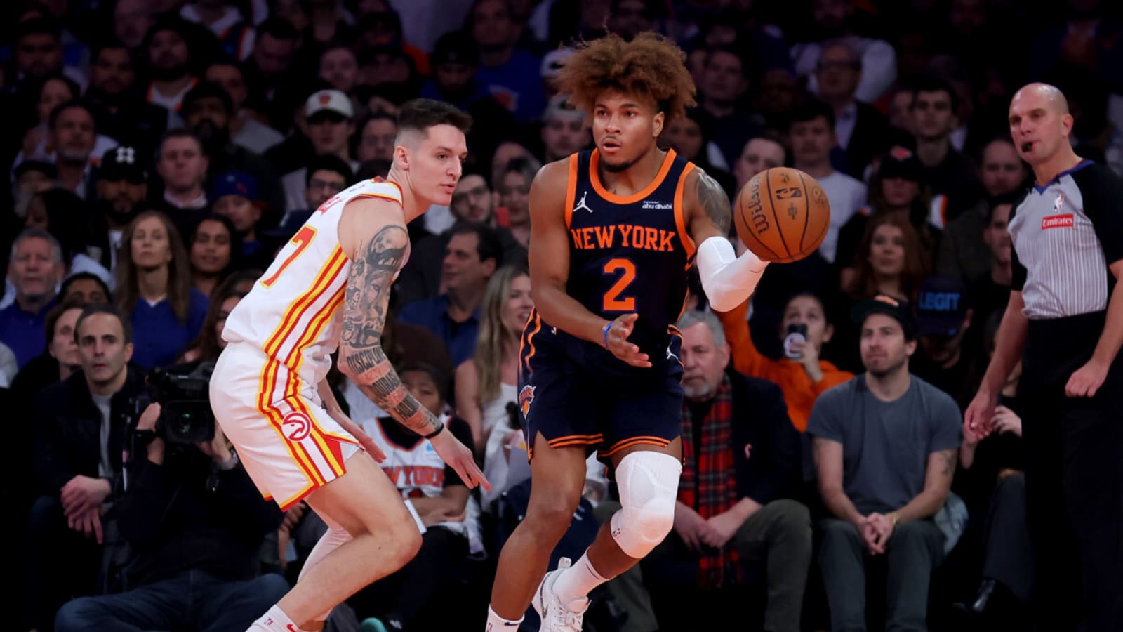 Miles McBride Leaves Knicks Game With Injury