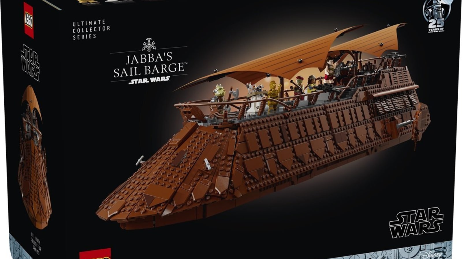 Jabba the hutt ship lego top