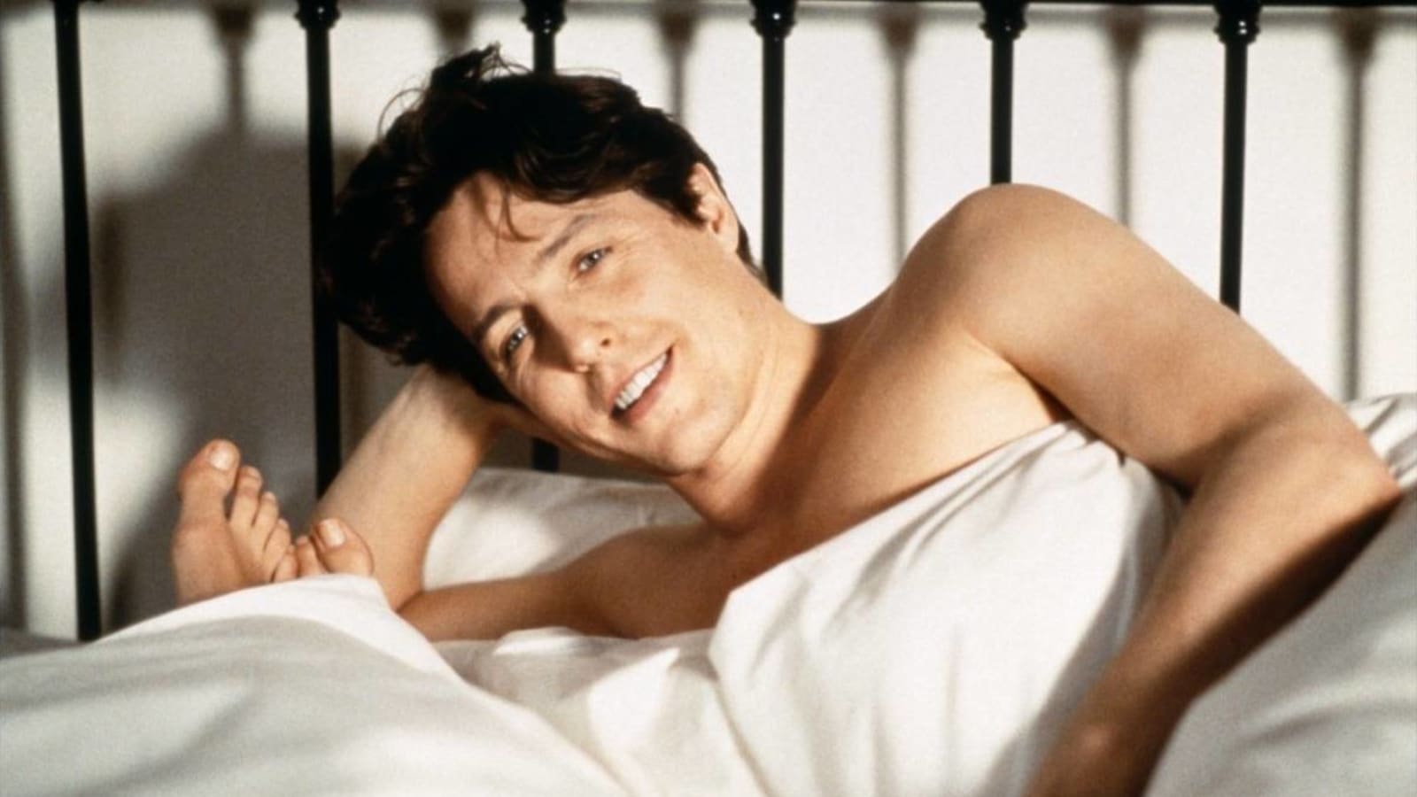 Hugh Grant reflects on moments from his best films, including this 'Notting Hill' prank