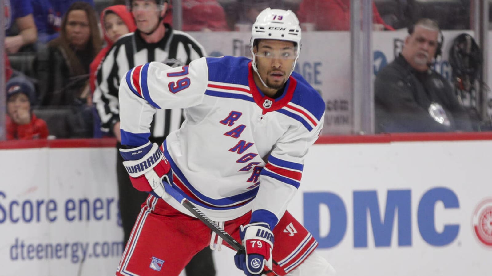 Rangers’ K’Andre Miller to have hearing for spitting incident