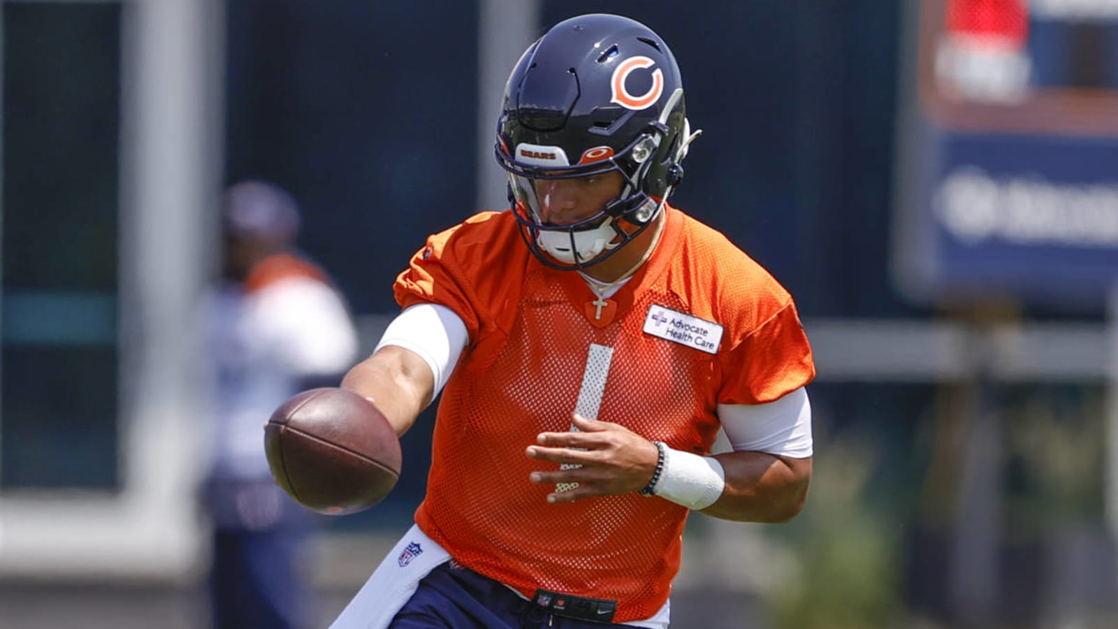 Fields' command of Bears offense improving every day