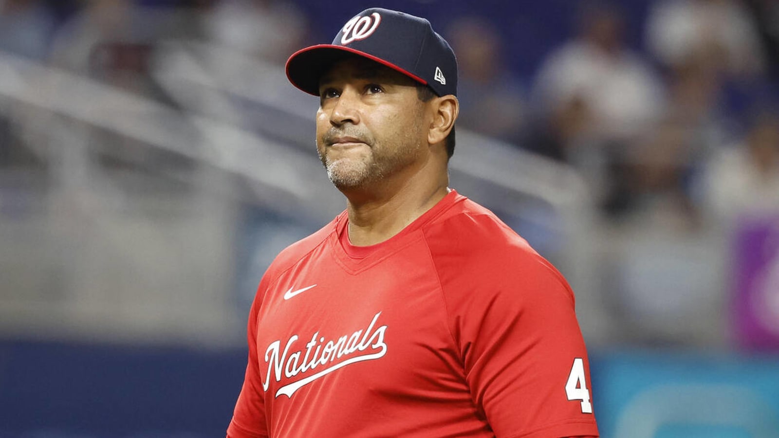 Dave Martinez reacts to concerning update on Stephen Strasburg