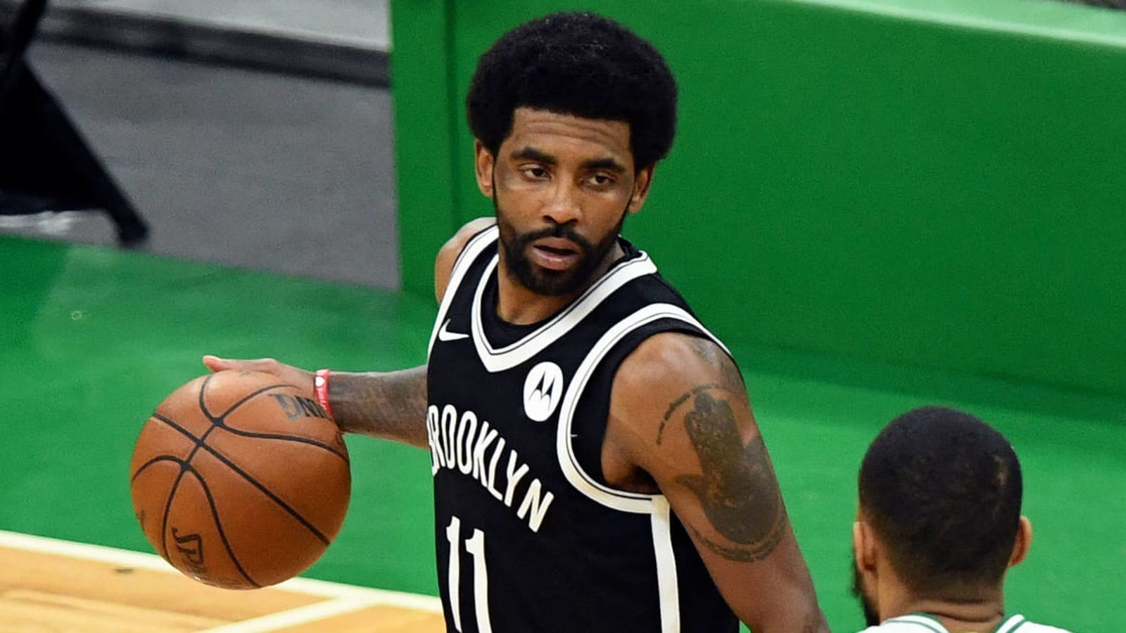 Celtics fan throws water bottle at Nets' Kyrie Irving