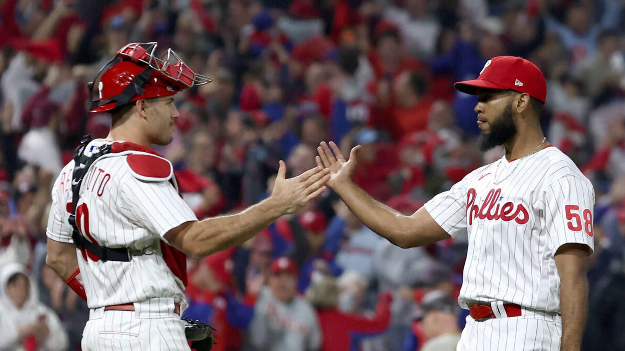 Phillies hit 4 homers, rally past Padres to take 3-1 lead in NLCS