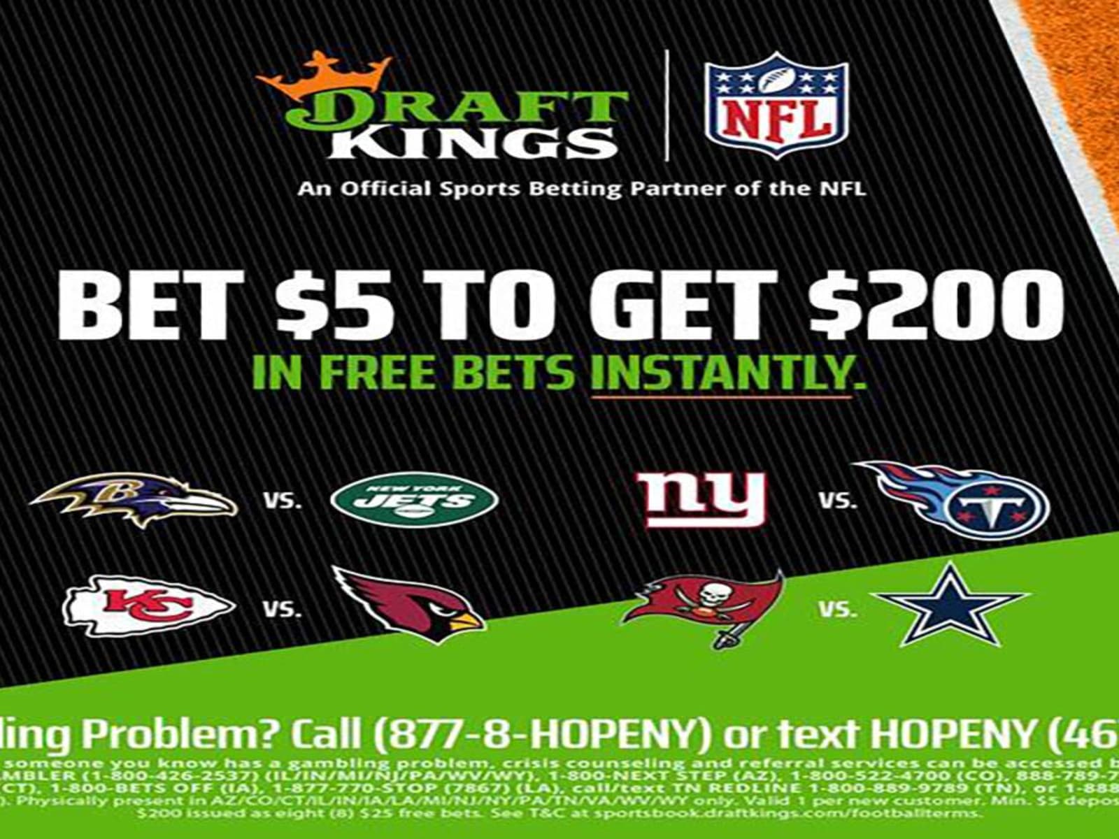 This DraftKings promo code brings bet $5, win $200 MNF offer for  Raiders-Chiefs