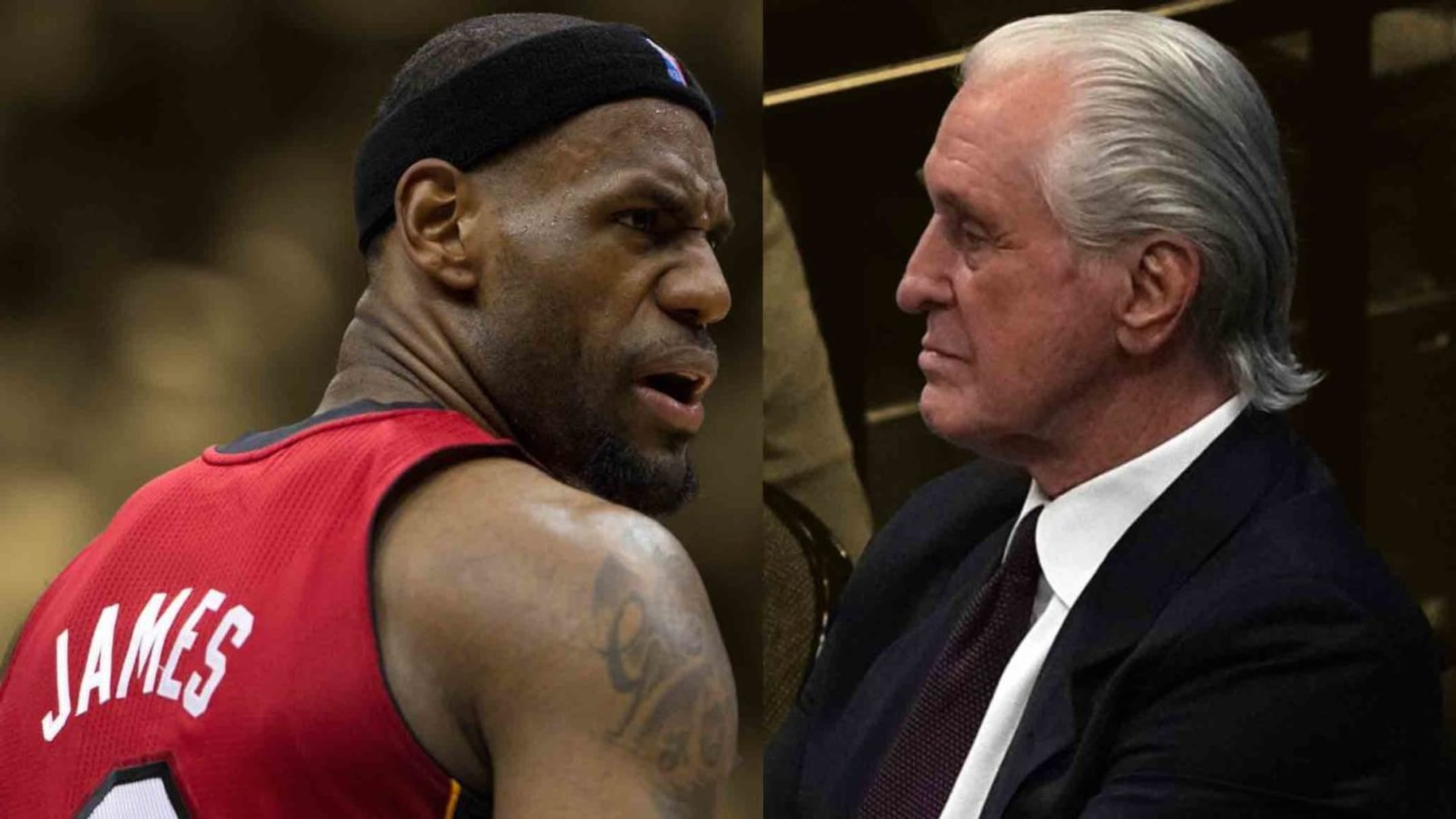Lebron and pat riley best sale