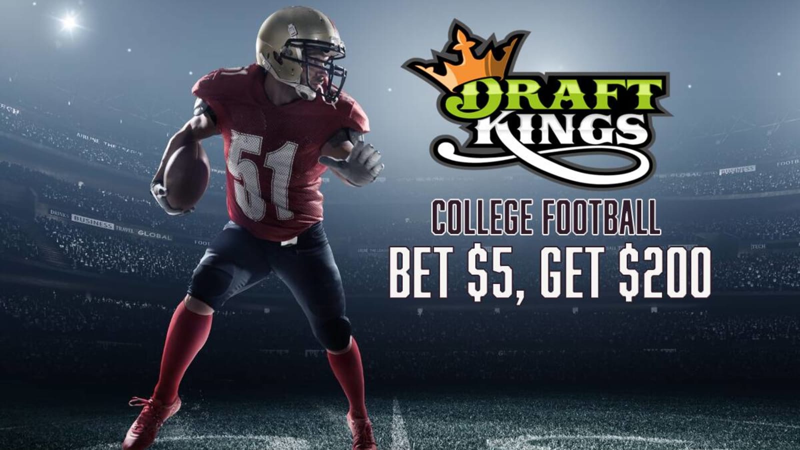 Win Big on College Football Using This DraftKings Promo Code