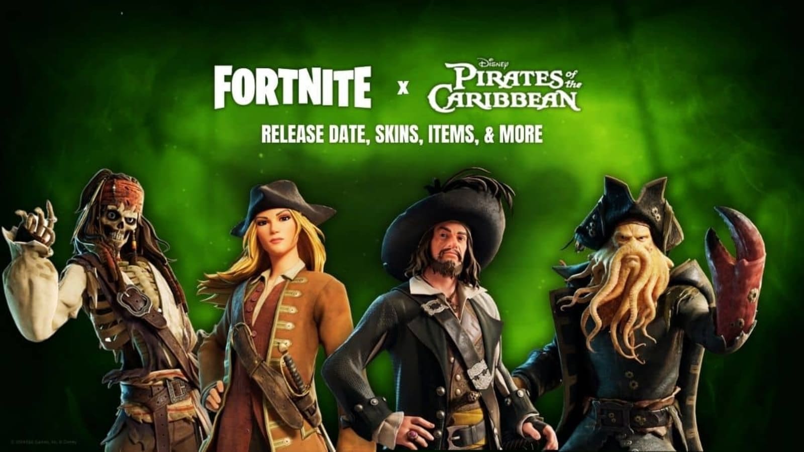 Fortnite Pirates of the Caribbean Release Date, Skins, & More