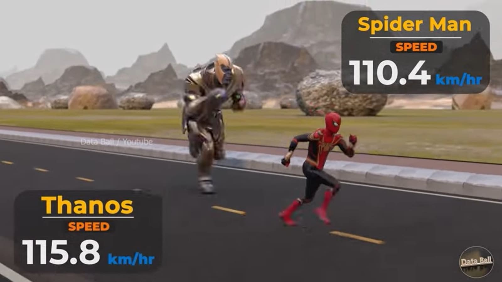 Video Compares the Ridiculous Running Speeds of Marvel Characters