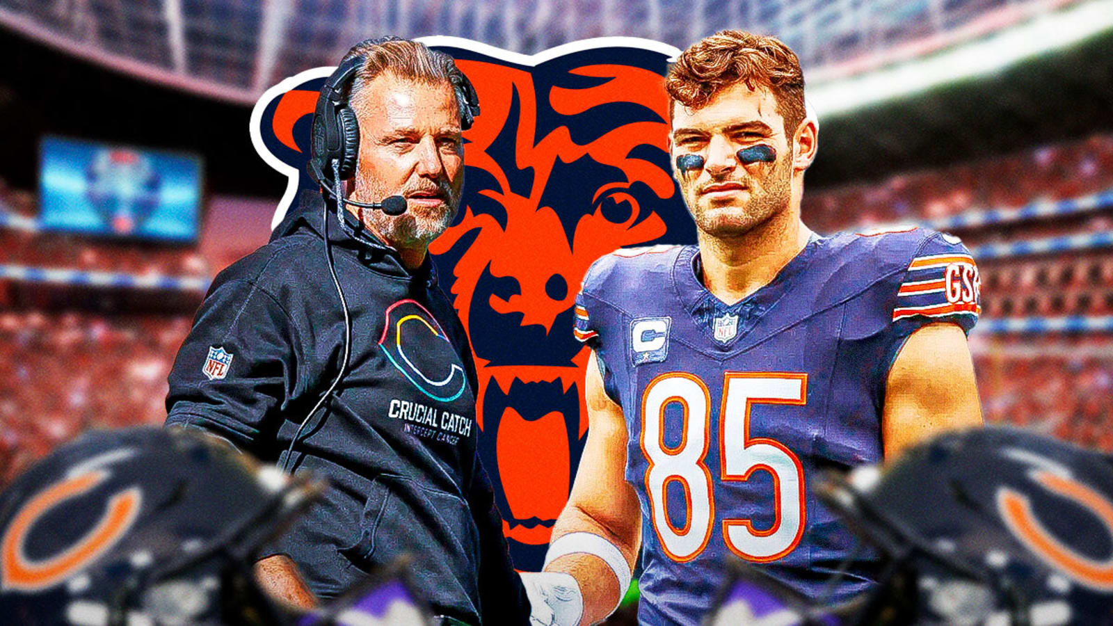 Bears’ Cole Kmet makes NFL history after emergency long snapper duties
