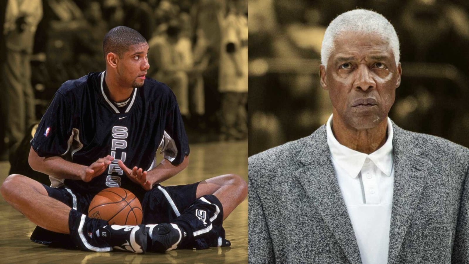 Julius Erving explained why he was a big San Antonio Spurs fan: 'I always admired the way Tim Duncan played'