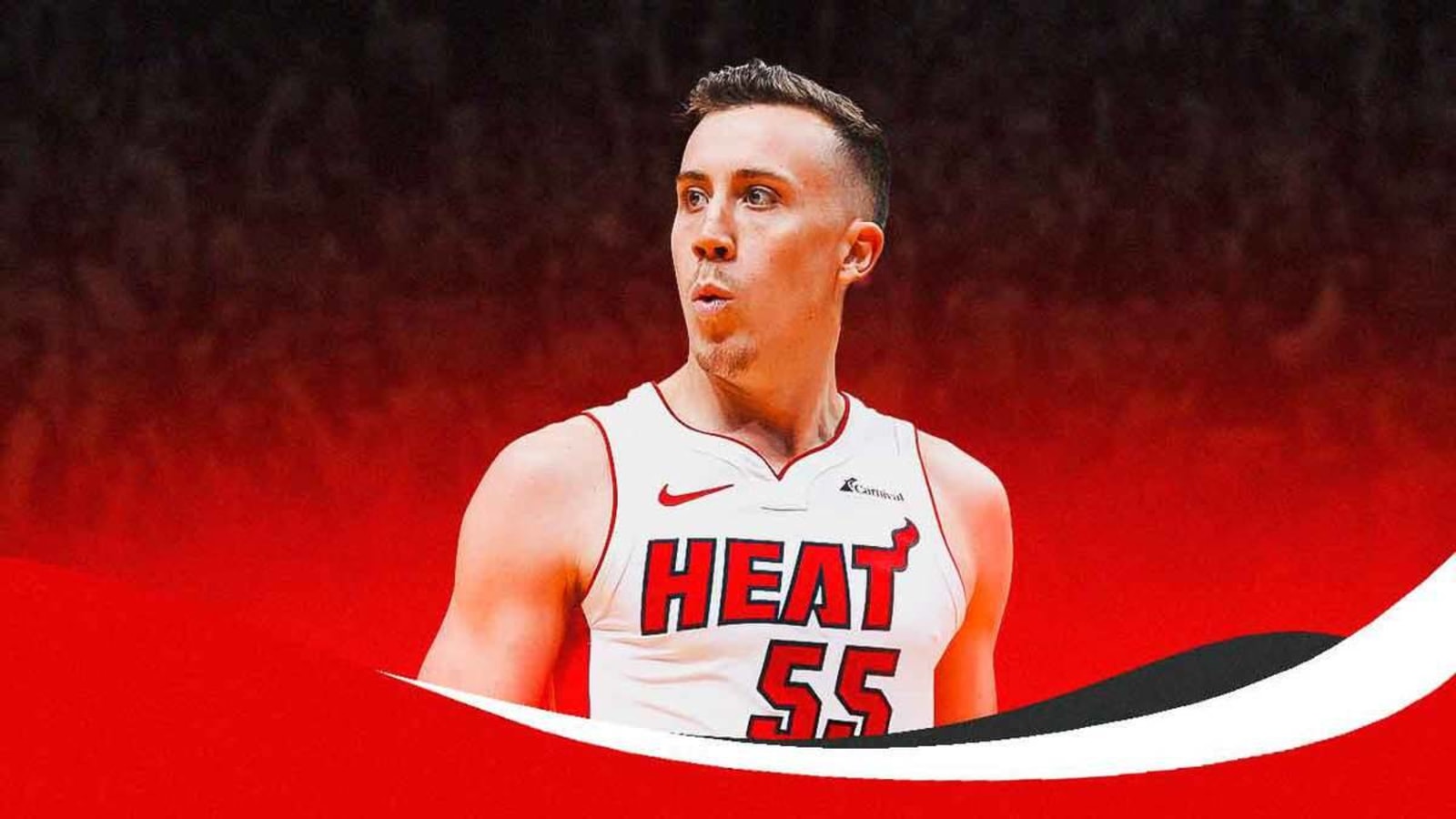 Heat’s Duncan Robinson leaves 76ers game with concerning upper-body issue