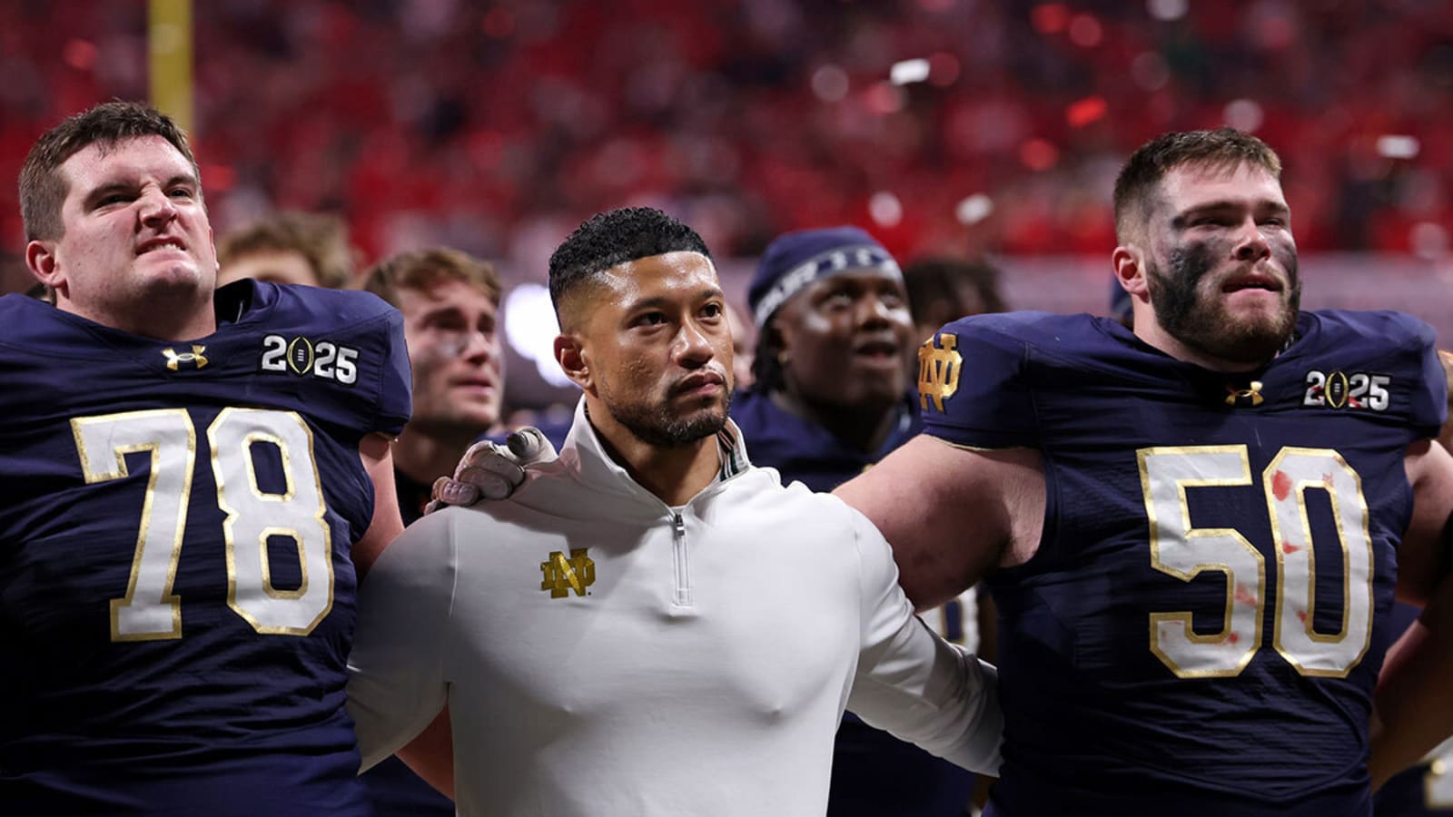 Notre Dame football’s Marcus Freeman makes guarantee after losing National Championship Game