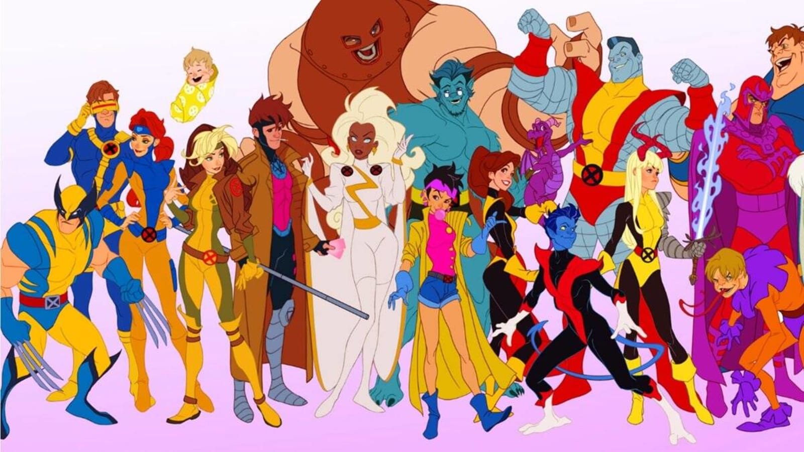 X-MEN in the Style of Classic Disney Animation Makes Marvel’s Mutants Magical
