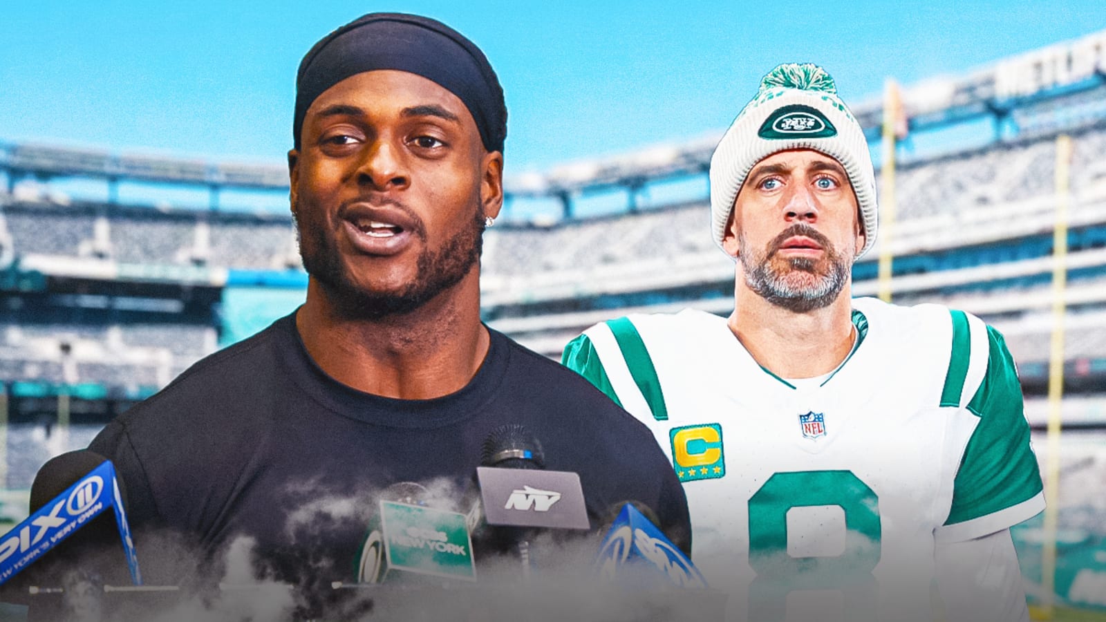 Aaron Rodgers’ stunned 4word message to Davante Adams during Jets
