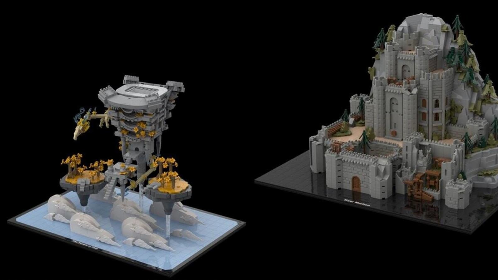 These Digital Builds Imagine THE WITCHER, THE LEGEND OF ZELDA Castles as LEGO Sets
