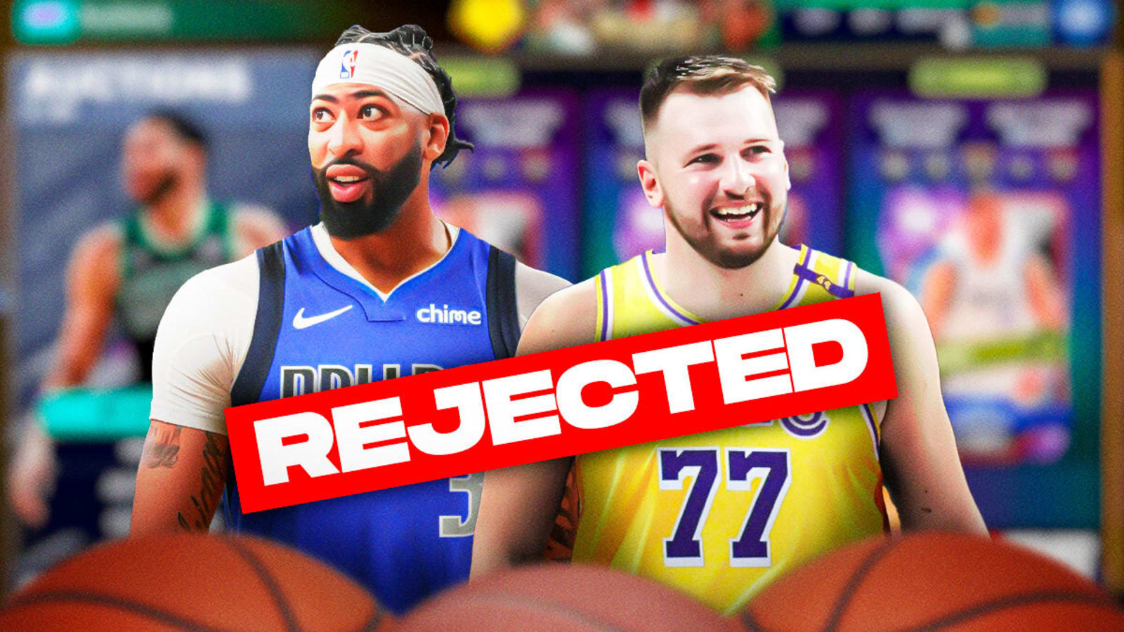 'NBA 2K25' vetoes attempted Luka Doncic-Anthony Davis trade