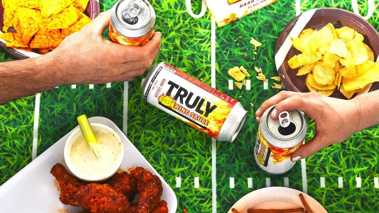 Truly’s Hot Wing Sauce Hard Seltzer Is a New and Very Real Product