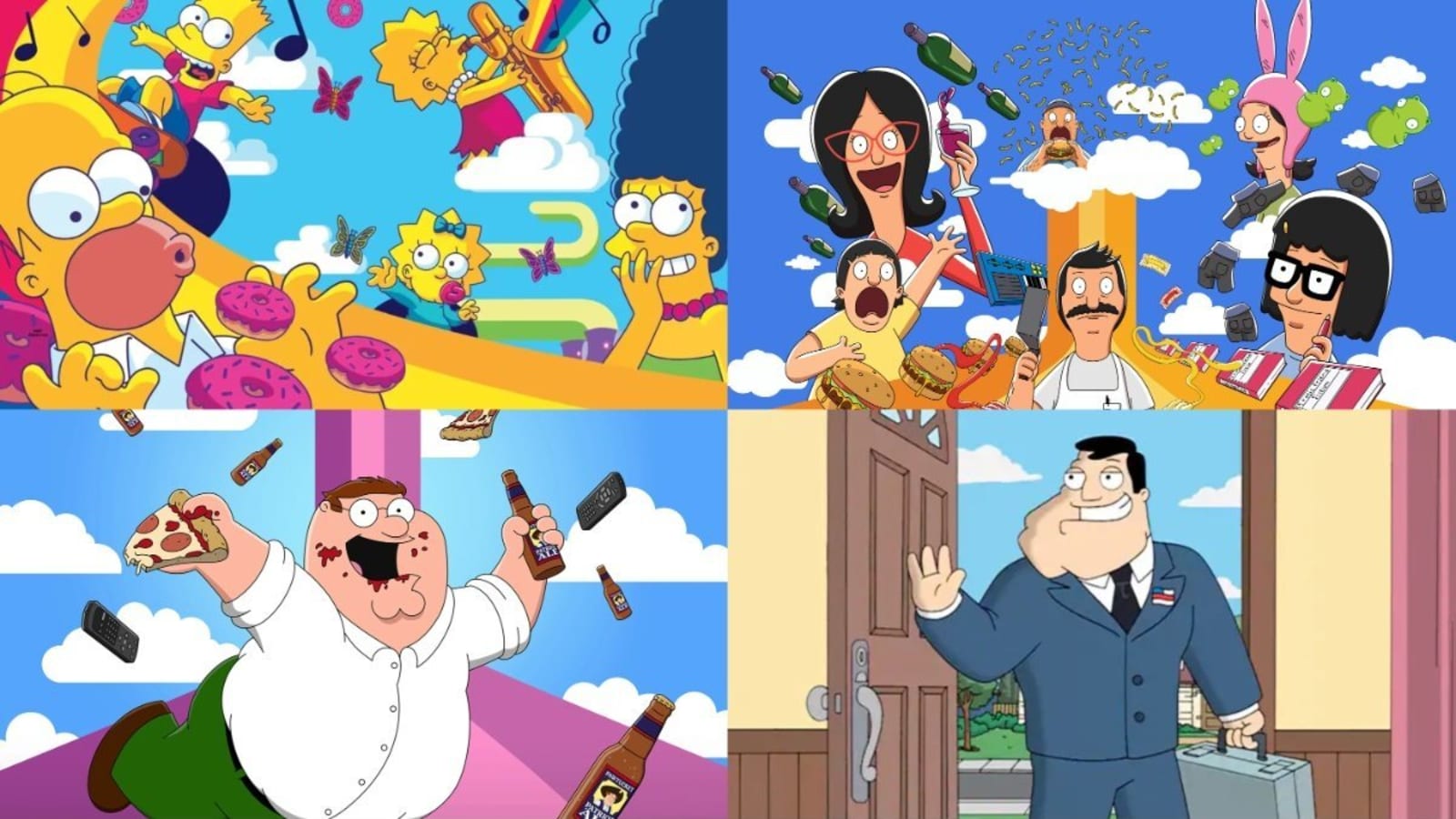 'The Simpsons,' 'Bob's Burgers,' 'Family Guy' and 'American Dad!' will all get four more seasons