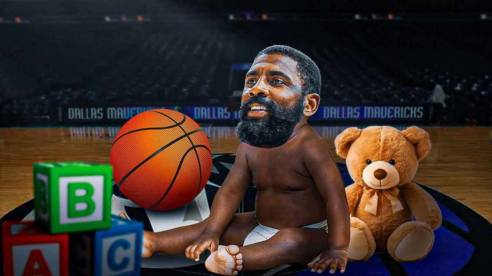 Mavericks’ Kyrie Irving has reporters wondering if he’s Benjamin Button with funny dunk take