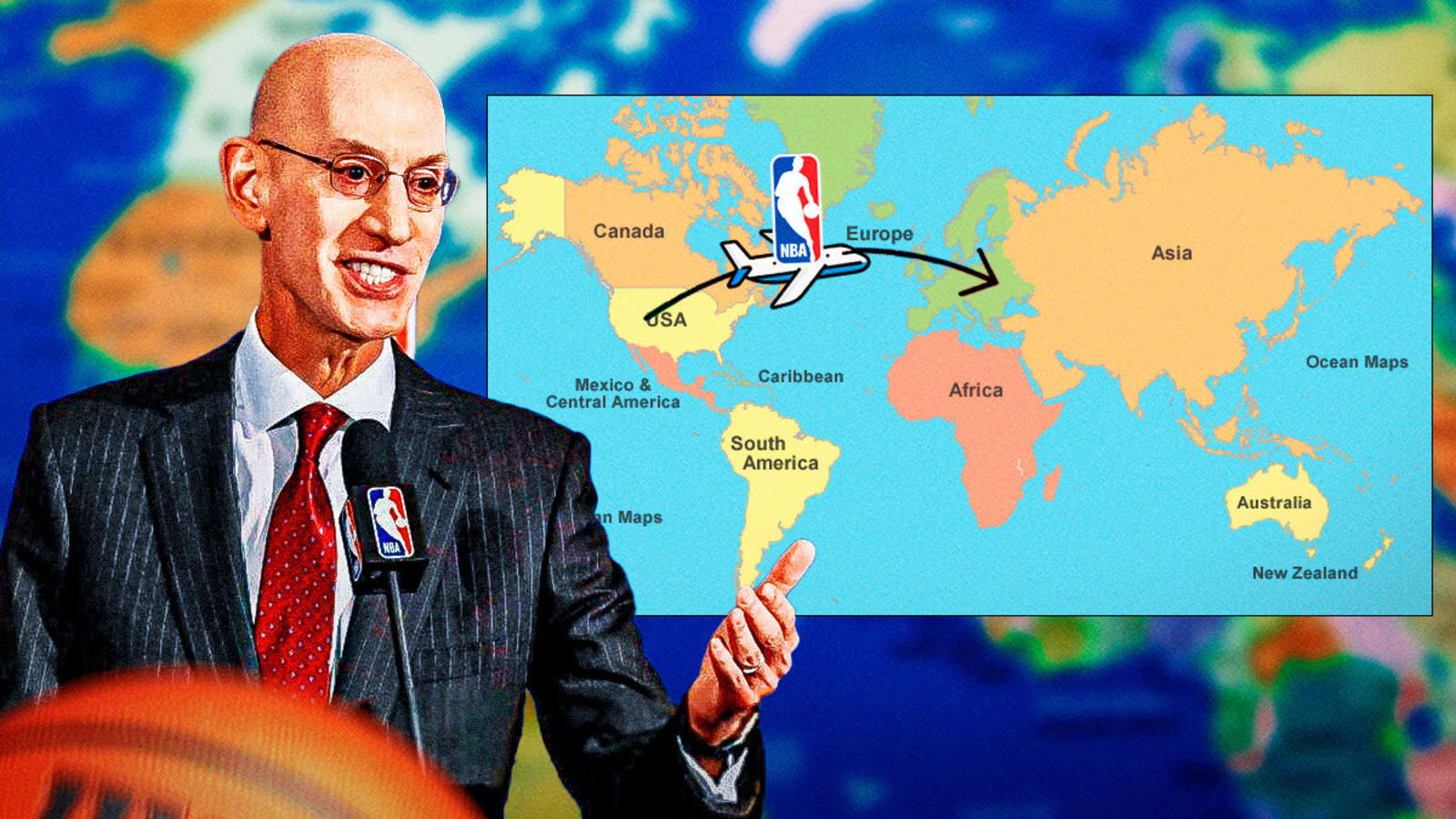 Adam Silver, NBA teasing possible EuroLeague expansion