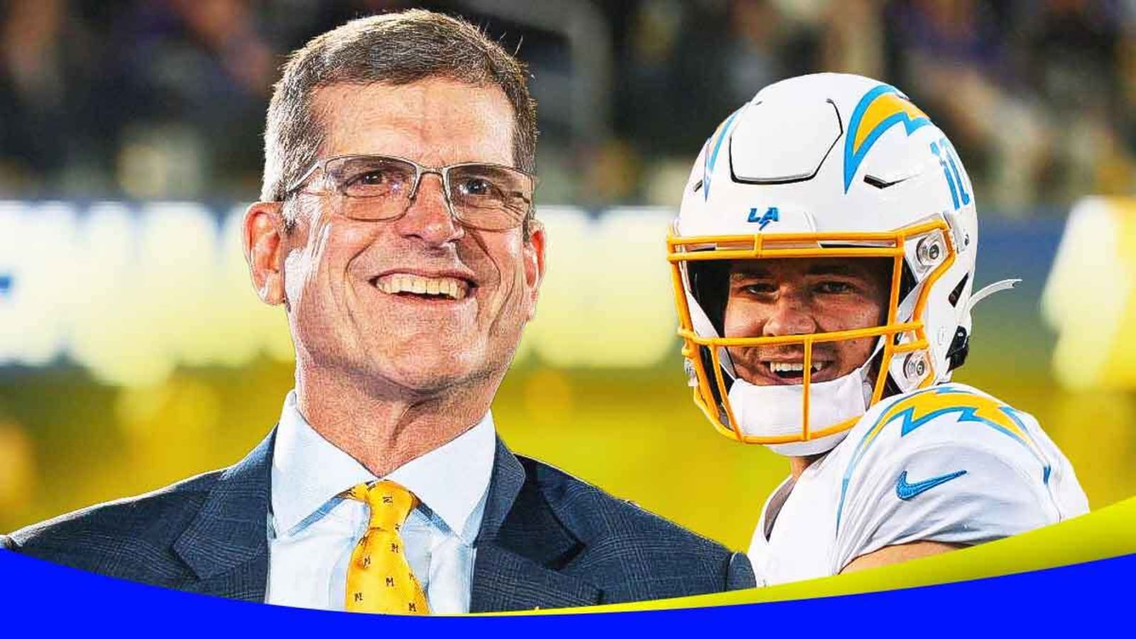 Chargers’ Justin Herbert gets heroic injury update from Jim Harbaugh