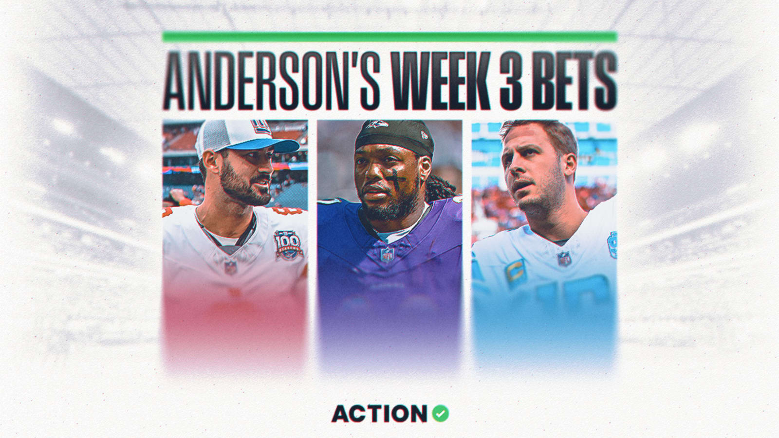 NFL Week 3: Anderson's picks, predictions, Sunday afternoon preview